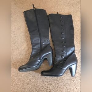 Black Knee-High Boots